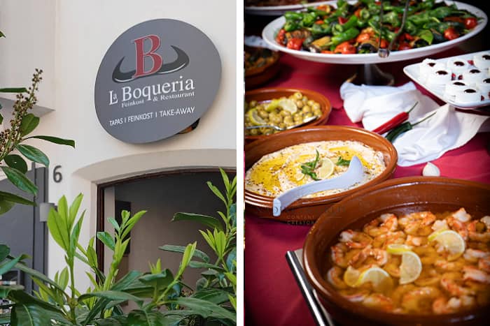 Frische Tapas und private Feiern in der La Boqueria in Augsburg, gleich hinter dem Rathaus.